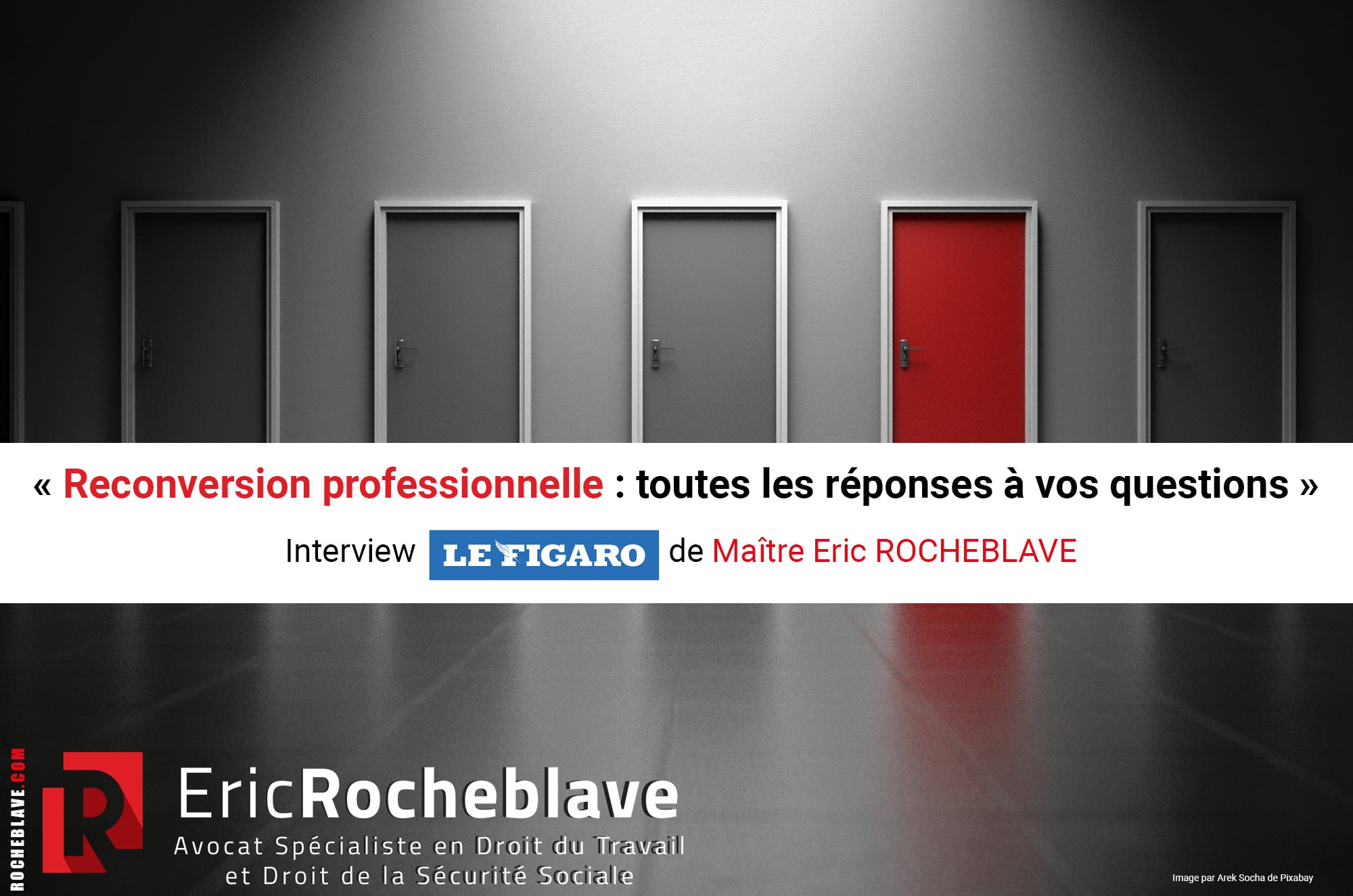 « Reconversion professionnelle : toutes les réponses à vos questions » Interview Le Figaro de Maître Eric ROCHEBLAVE