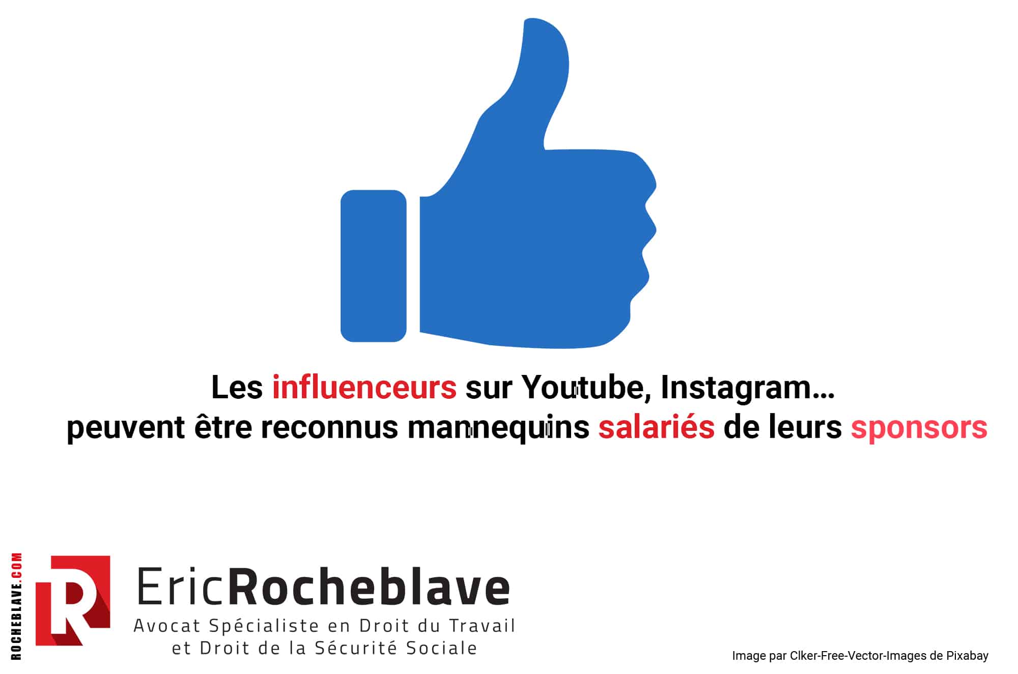 Les influenceurs sur Youtube, Instagram… peuvent être reconnus mannequins salariés de leurs sponsors