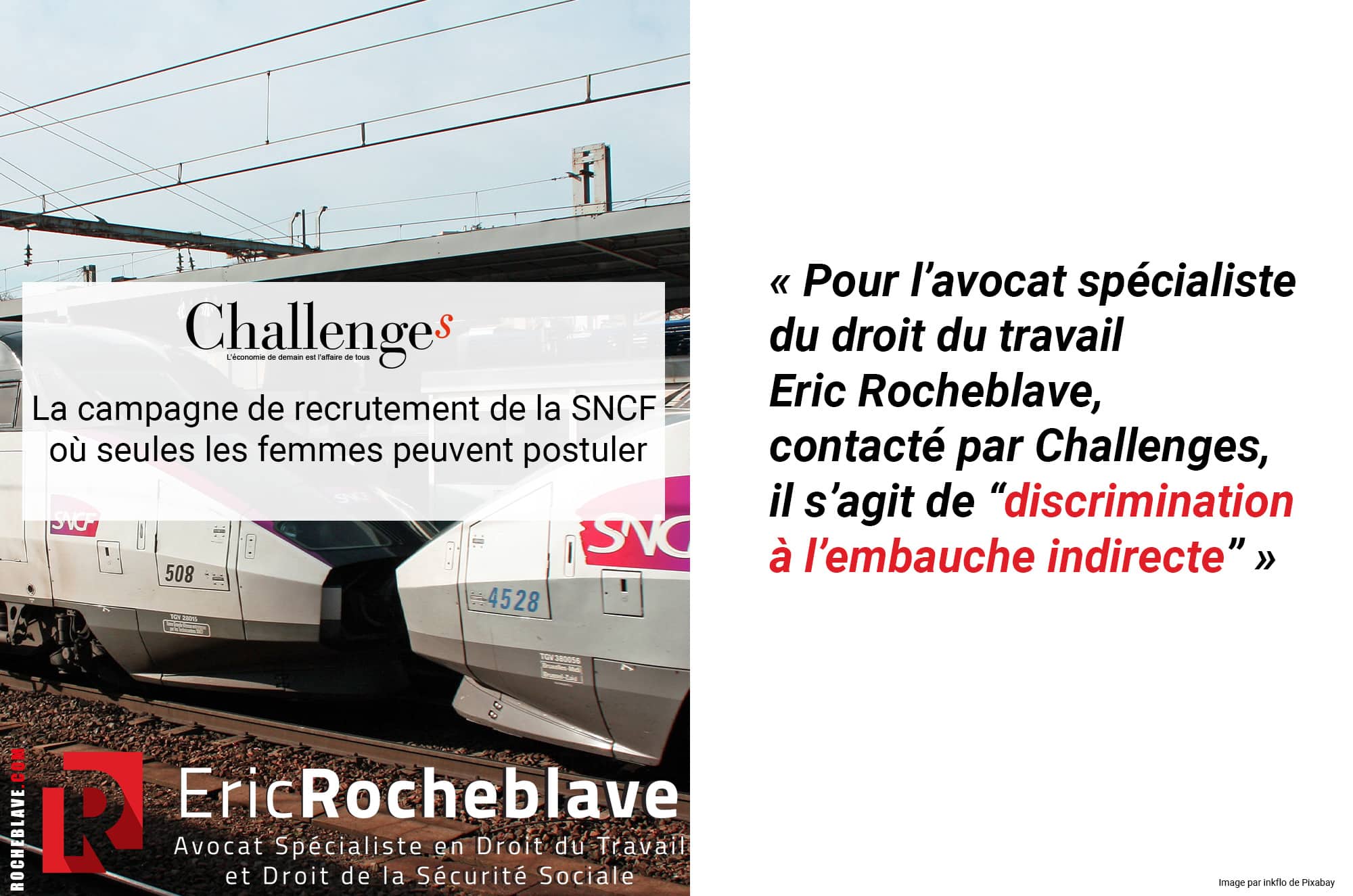 La campagne de recrutement de la SNCF où seules les femmes peuvent postuler
