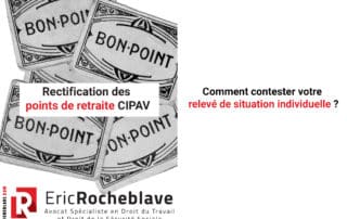 Rectification des points de retraite CIPAV