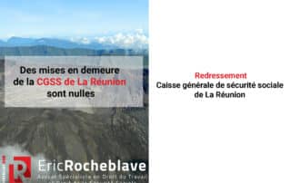 Des mises en demeure de la CGSS de La Réunion sont nulles