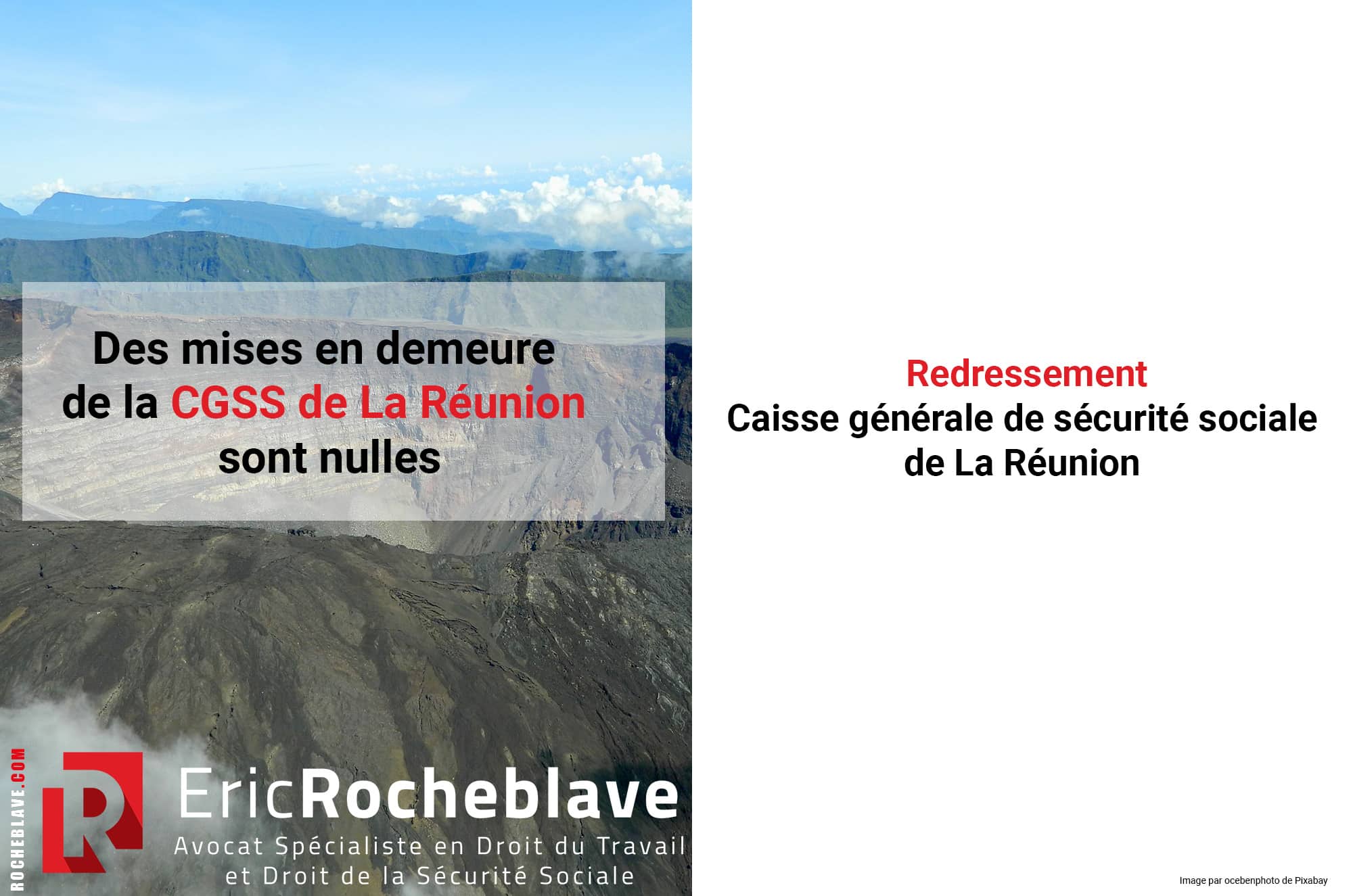 Des mises en demeure de la CGSS de La Réunion sont nulles