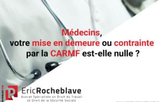 Médecins, votre mise en demeure ou contrainte par la CARMF est-elle nulle ?