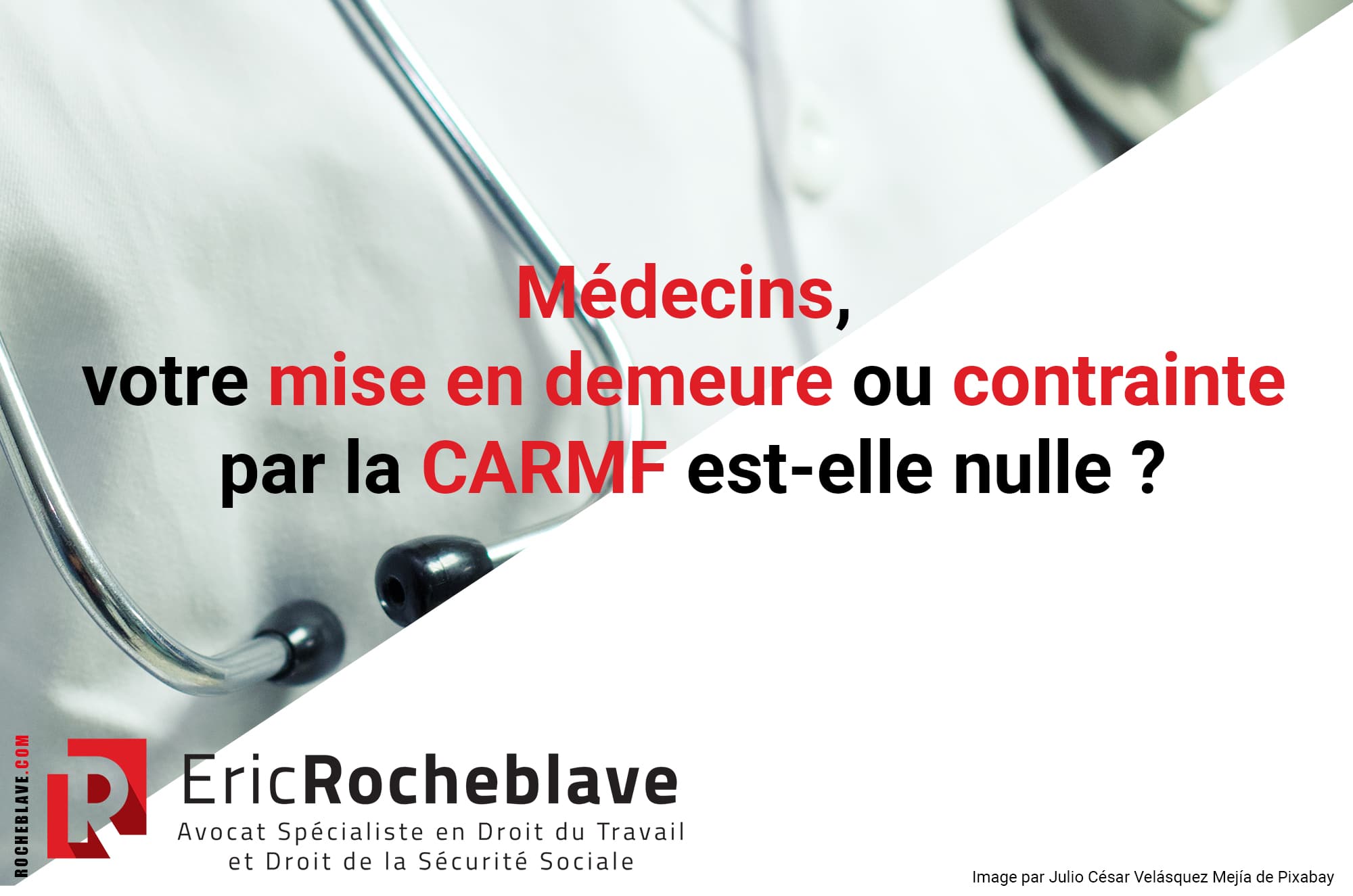 Médecins, votre mise en demeure ou contrainte par la CARMF est-elle nulle ?