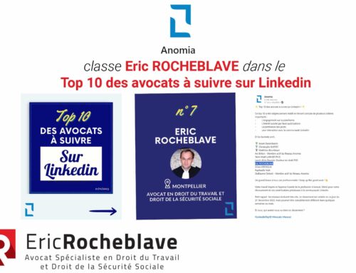 Anomia classe Eric Rocheblave dans le « Top 10 des avocats à suivre sur Linkedin »