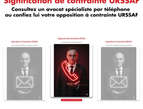 Signification de contrainte URSSAF