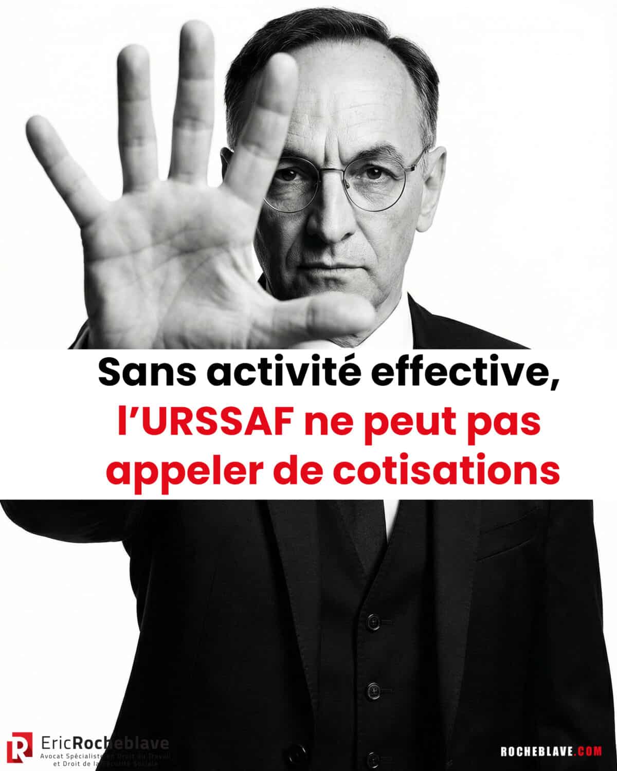 Sans activité effective, l’URSSAF ne peut pas appeler de cotisations