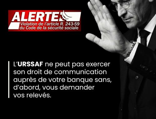 L’URSSAF ne peut pas exercer son droit de communication auprès de votre banque sans, d’abord, vous demander vos relevés.