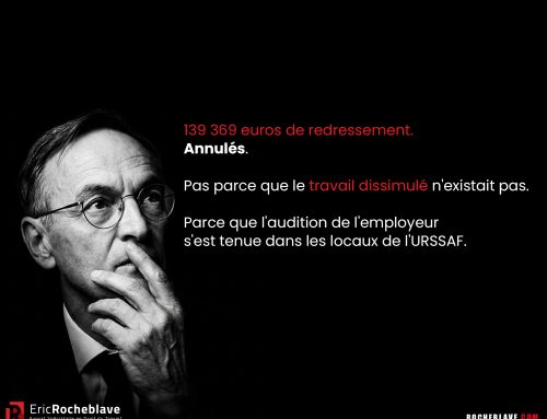 L'audition de l'employeur s'est tenue dans les locaux de l'URSSAF