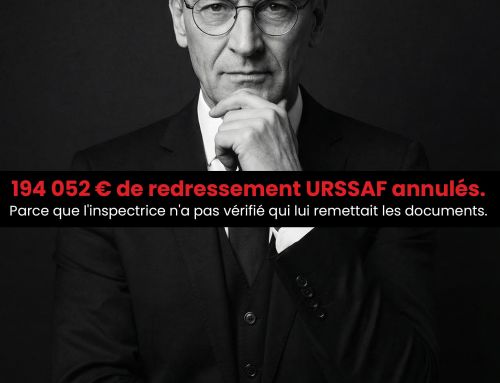 194 052 € de redressement URSSAF annulés. Parce que l&rsquo;inspectrice n&rsquo;a pas vérifié qui lui remettait les documents.