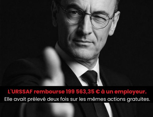 L&rsquo;URSSAF rembourse 199 563,35 € à un employeur. Elle avait prélevé deux fois sur les mêmes actions gratuites.