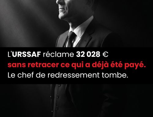 L&rsquo;URSSAF réclame 32 028 € sans retracer ce qui a déjà été payé. Le chef de redressement tombe.