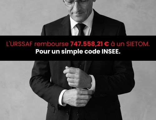 L&rsquo;URSSAF rembourse 747.558,21 € à un SIETOM. Pour un simple code INSEE.