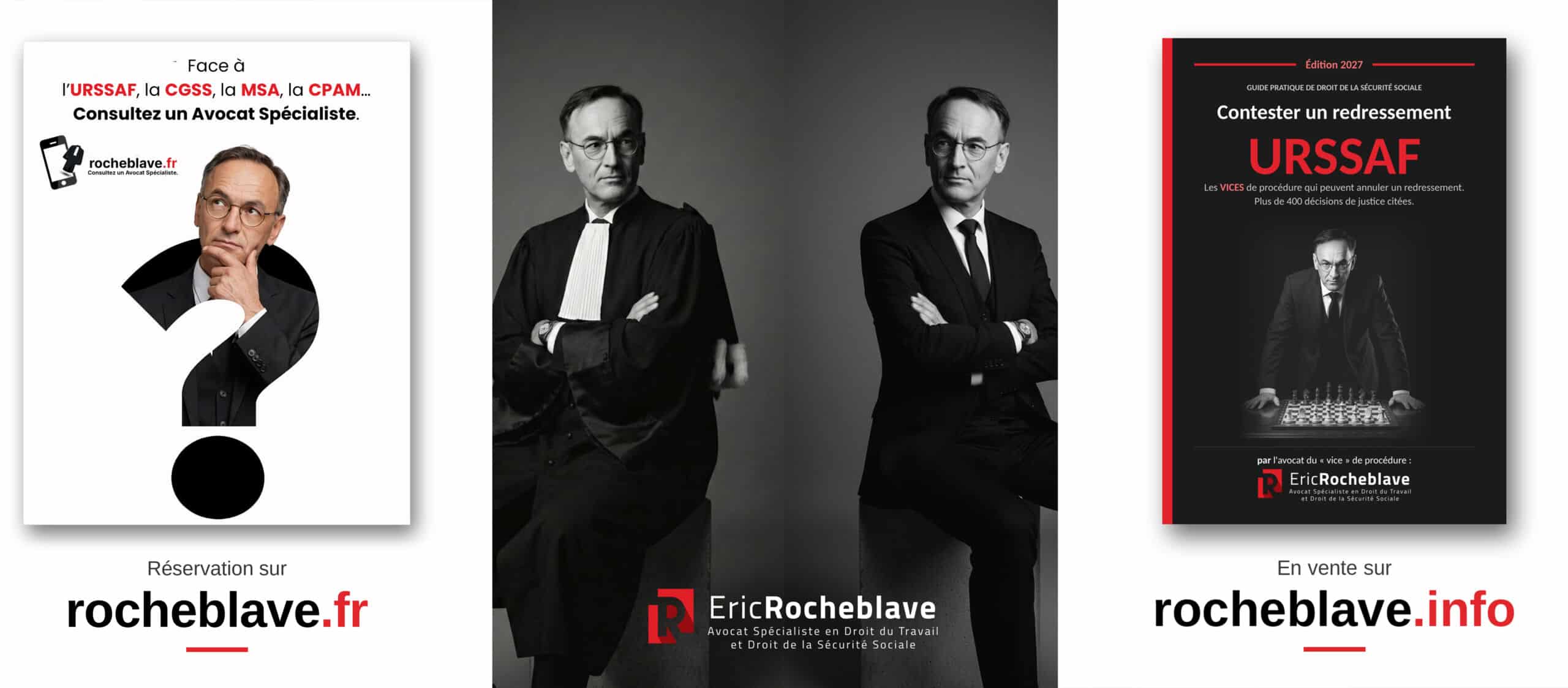 Maître Eric Rocheblave, avocat URSSAF : accompagnement du contrôle URSSAF dès l’avis de contrôle
