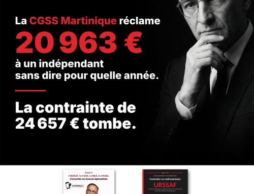 Mise en demeure CGSS Martinique : 20 963 € réclamés sans année, la contrainte tombe