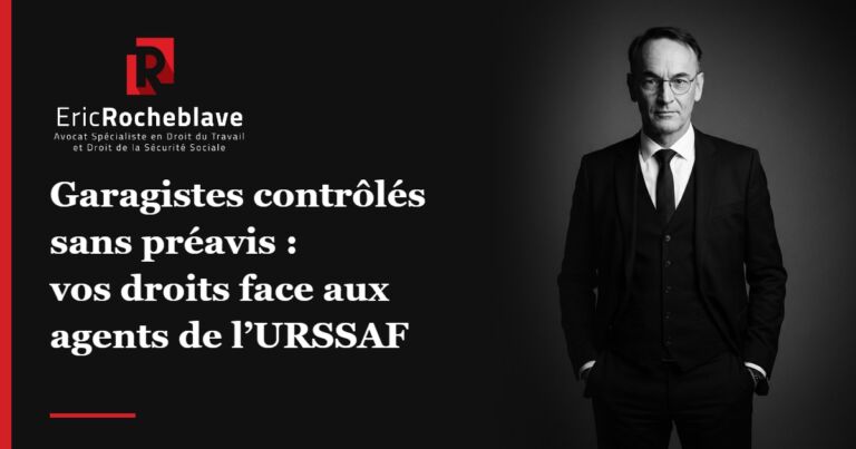 Garagistes contrôlés sans préavis : vos droits face aux agents de l’URSSAF