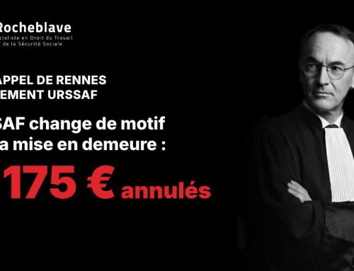 L&rsquo;URSSAF change de motif après la mise en demeure : un chef de 14 175 € tombe