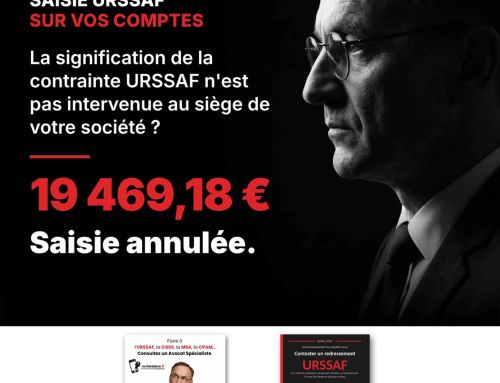 La signification de la contrainte URSSAF n&rsquo;est pas intervenue au siège de votre société ?