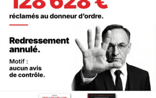 128 628 € réclamés au donneur d'ordre. Sans avis de contrôle, le redressement URSSAF tombe